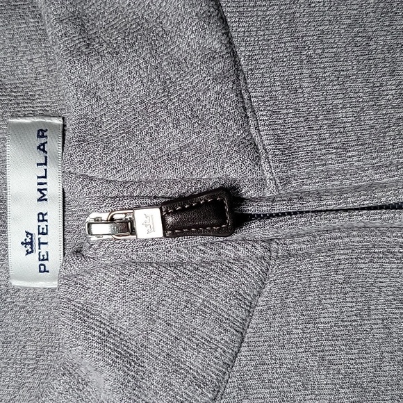 Peter Millar Crown Comfort Performance Sweater 1/4 zip‎ Men's XL - Picture 9 of 10